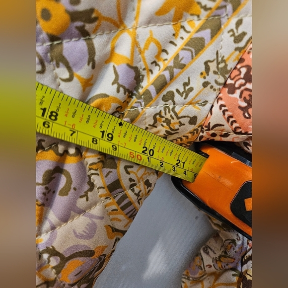 SundayUp Women Cropped Puffer Jacket Cardigan Floral Print Long Sleeve - Picture 7 of 8